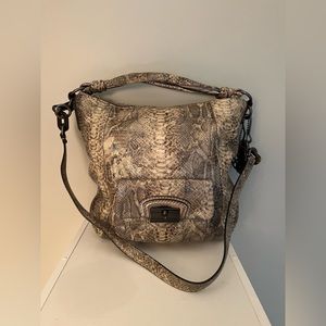 Reptile Print Coach Bag- LIKE NEW, LIMITED EDITION